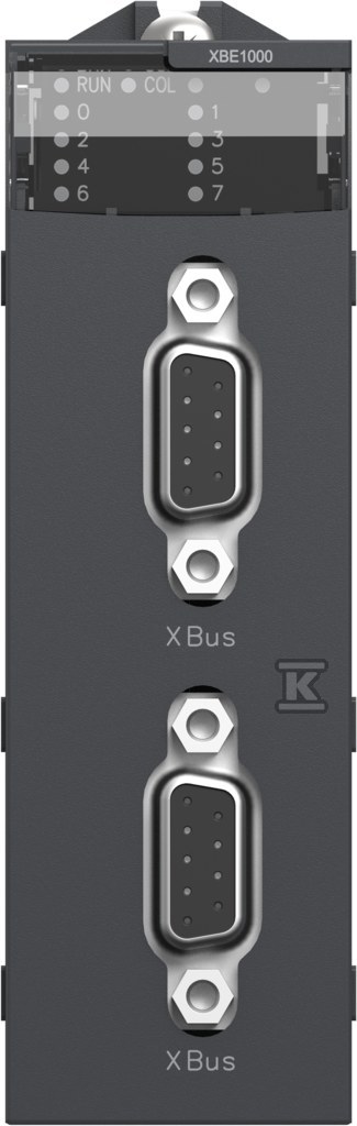 Moduł rozszerzający płyty backplane, 2 - BMXXBE1000
